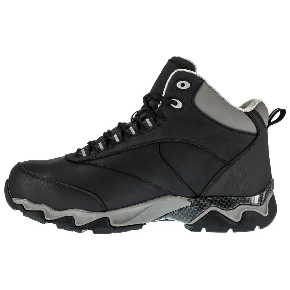Reebok Work Womens Beamer Waterproof Composite Toe Met Guard Work Safety Shoes Casual - Black - Size 7 B