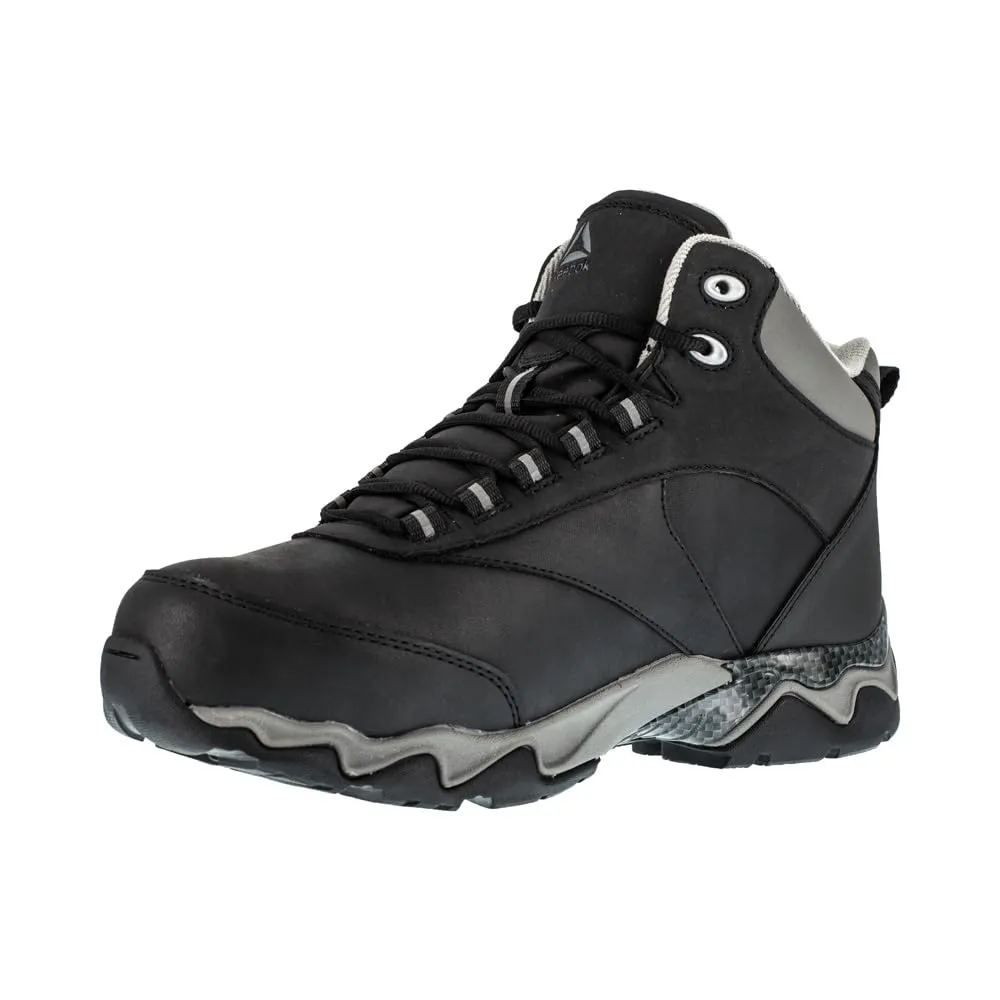 Reebok Work Womens Beamer Waterproof Composite Toe Met Guard Work Safety Shoes Casual - Black - Size 7 B