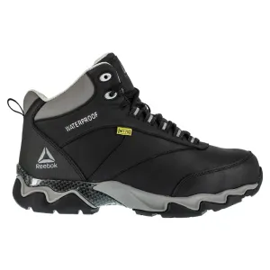 Reebok Work Womens Beamer Waterproof Composite Toe Met Guard Work Safety Shoes Casual - Black - Size 7 B