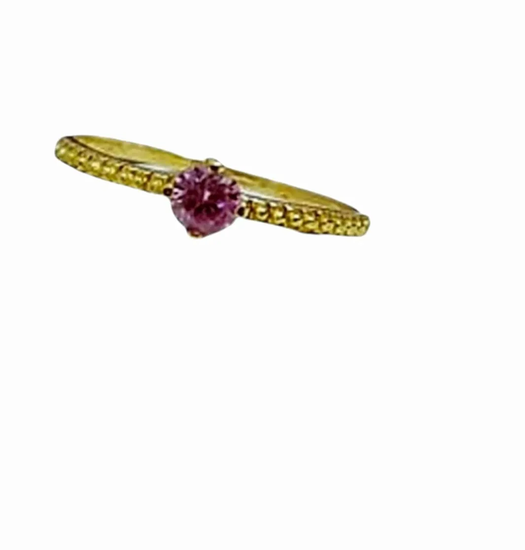 Rose quartz ring,bezel ring, Tiny band, Gold prong ring,Stack band,October birthstone,Stacking ring, wedding ring, bridal jewelry