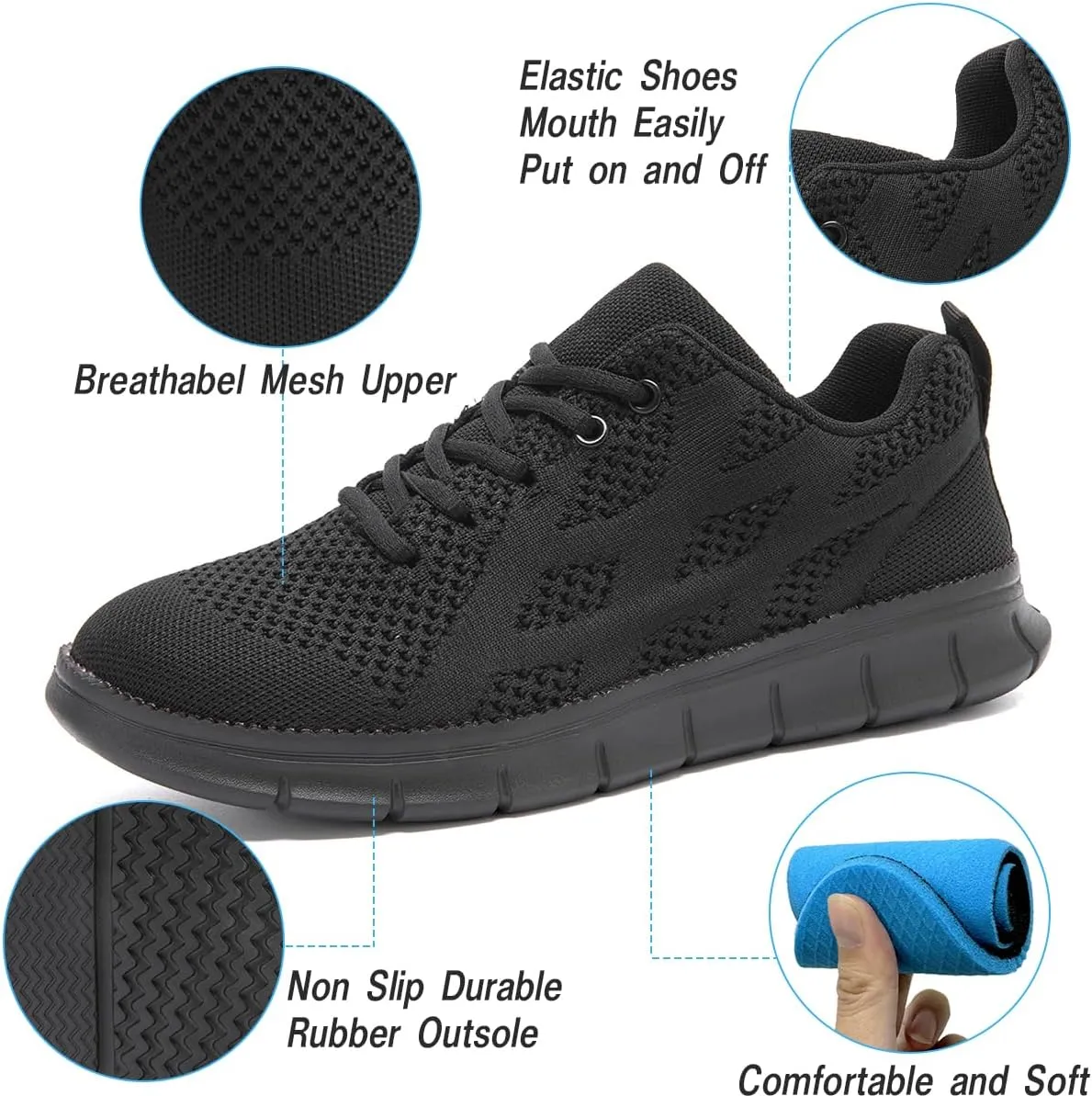 Running Shoes for Men Sneakers Tennis Walking Gym Casual Shoes Fashion Athletic Sports