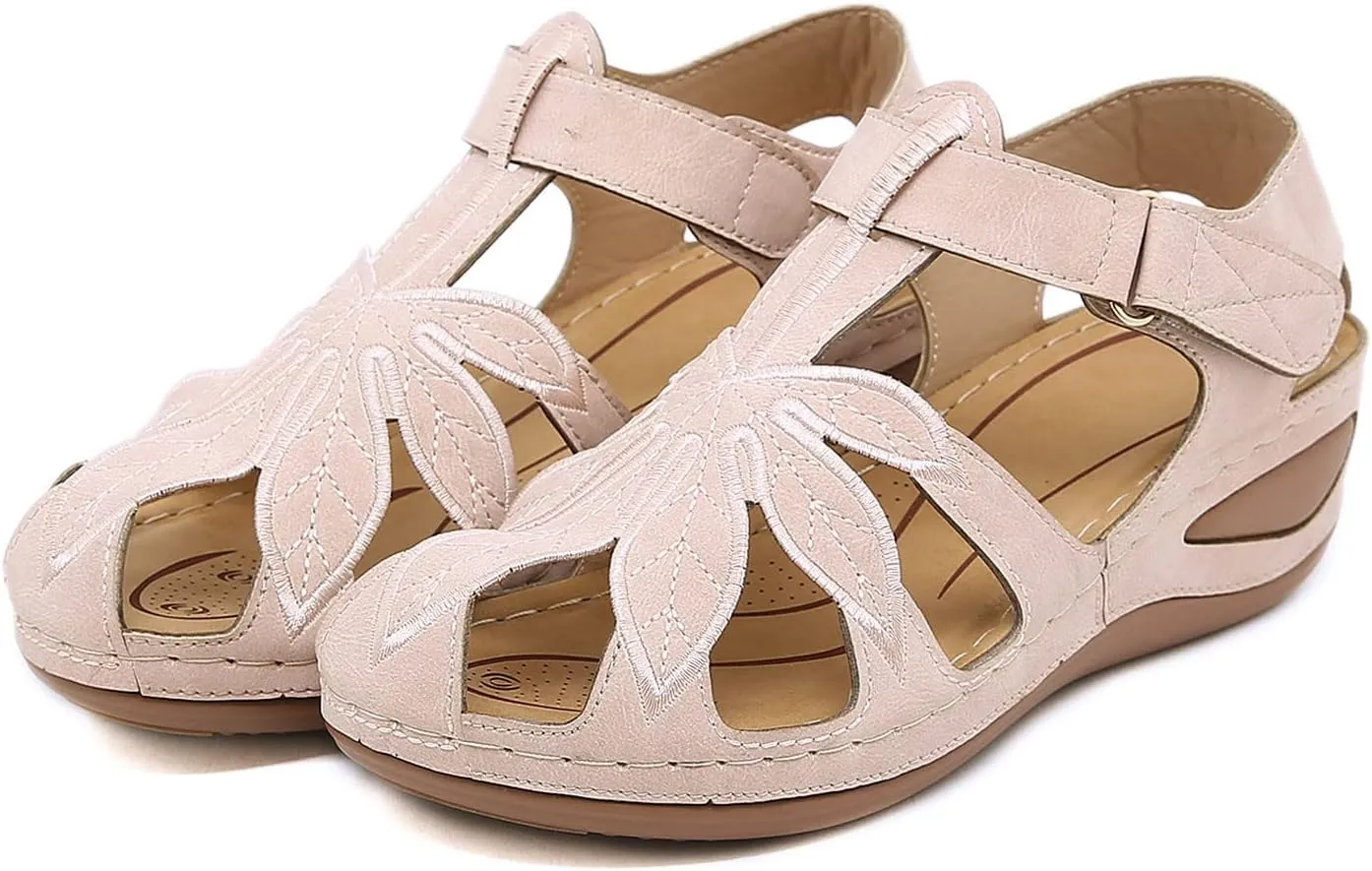 SBGMoSJ Womens Orthopedic Dressy Summer Sandals Comfortable Sandals for Walking Comfort Sandals for Women Dressy Sandals Women Comfortable Wedges Orthopedic Sandals Men Wide Womens Block Heel Sandals