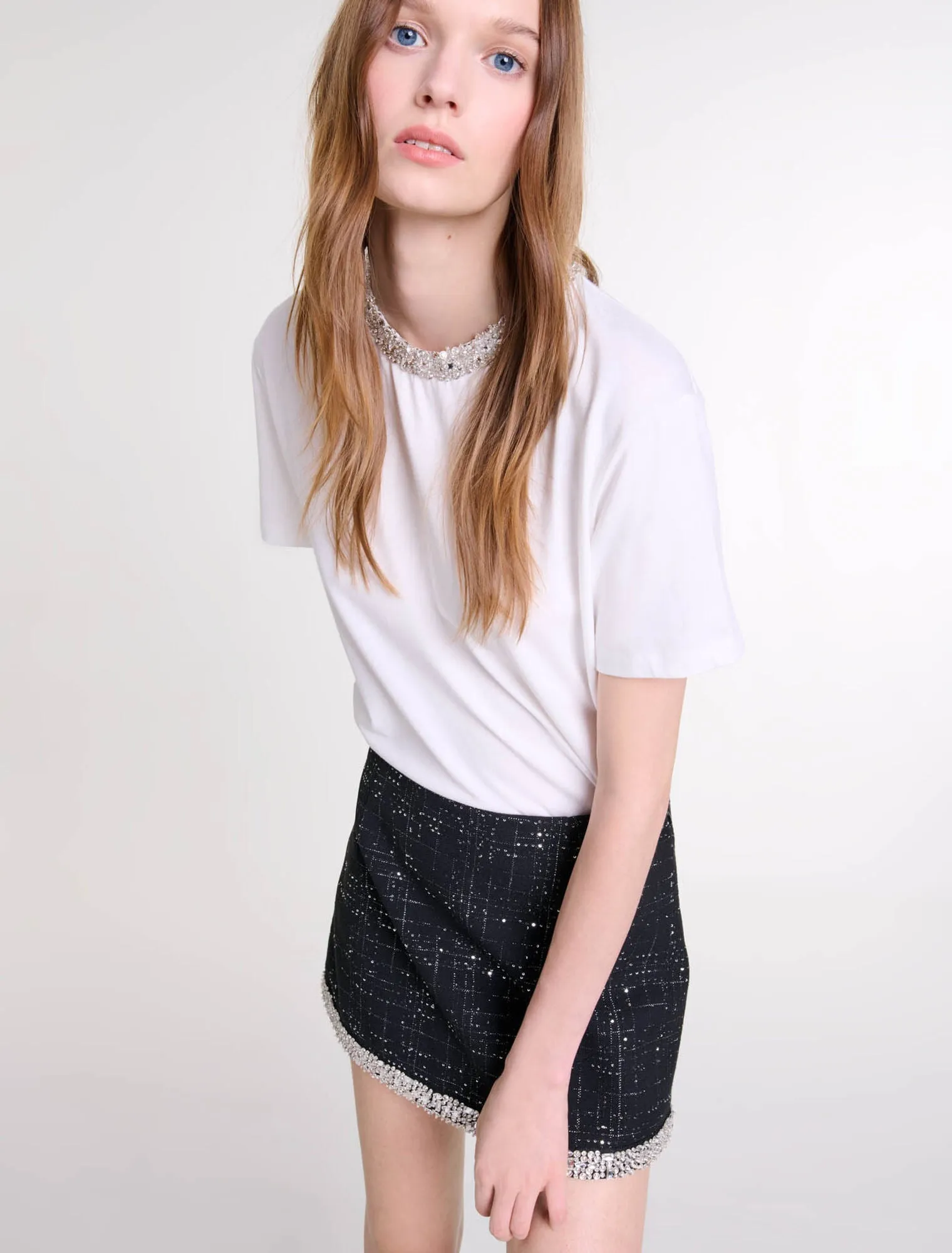 Sequinned Skort