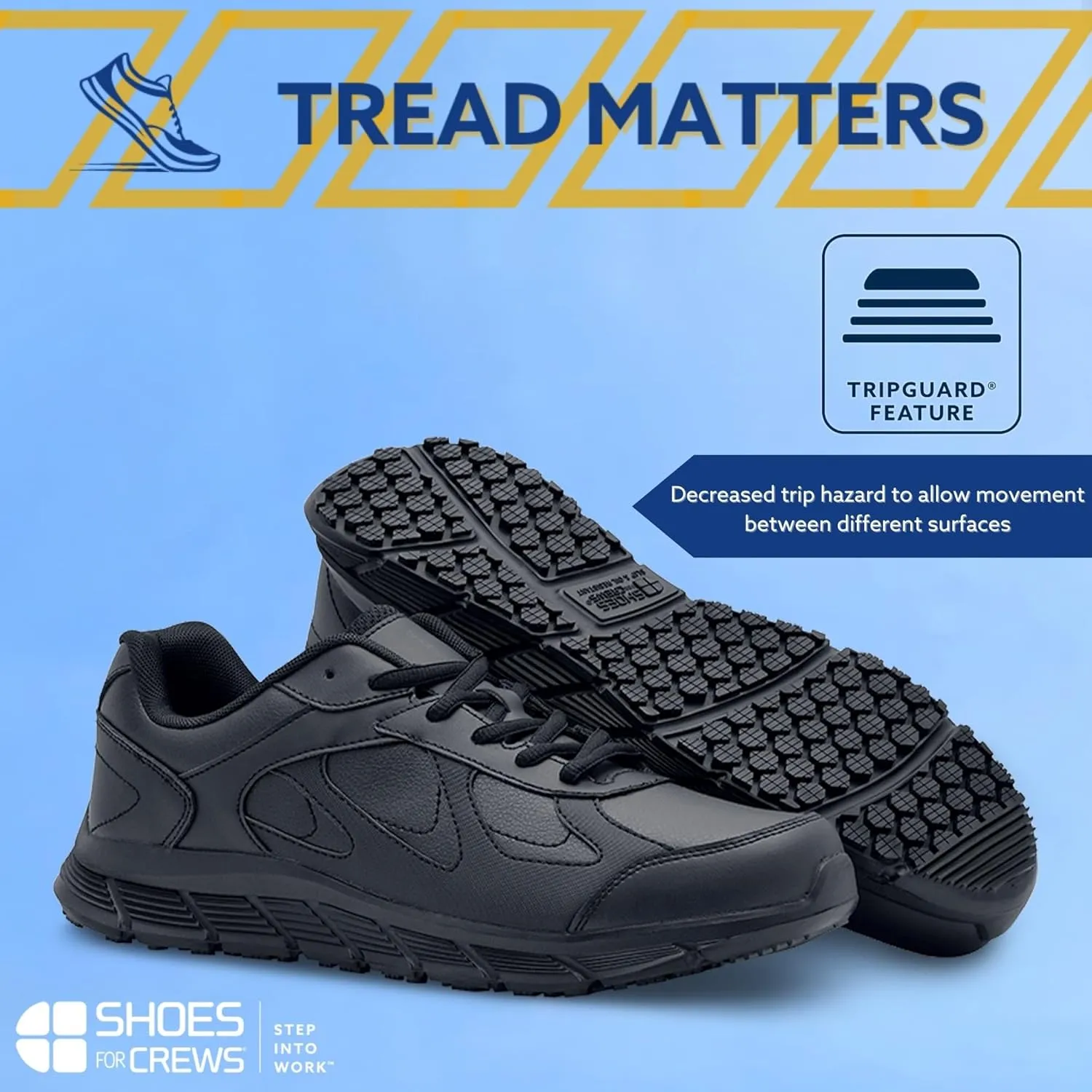 Shoes for Crews Galley II, Women's Work Shoes, Slip Resistant, Water Resistant