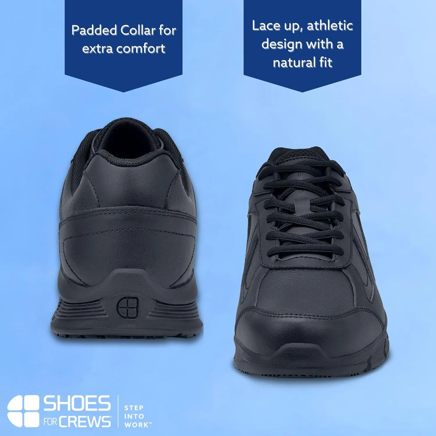 Shoes for Crews Galley II, Women's Work Shoes, Slip Resistant, Water Resistant