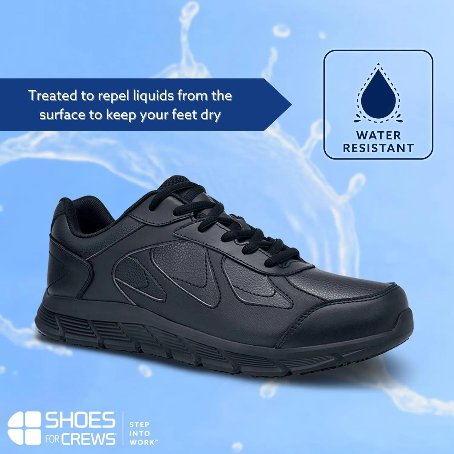 Shoes for Crews Galley II, Women's Work Shoes, Slip Resistant, Water Resistant
