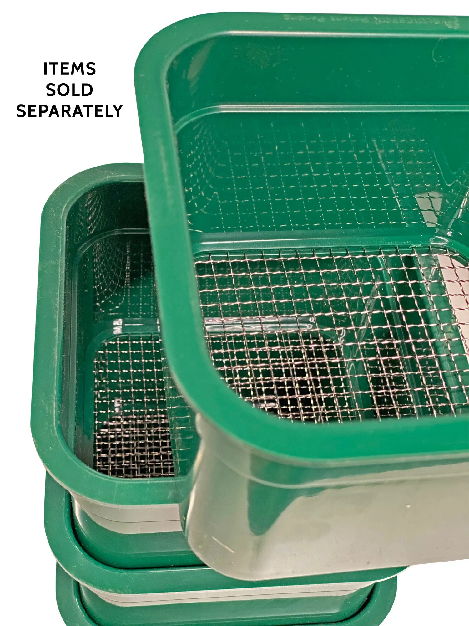 Sluice Fox mini classifier screen gold panning kits, stainless steel screen mesh sifting sieve prospecting and gem sorting; shark tooth sift sifter