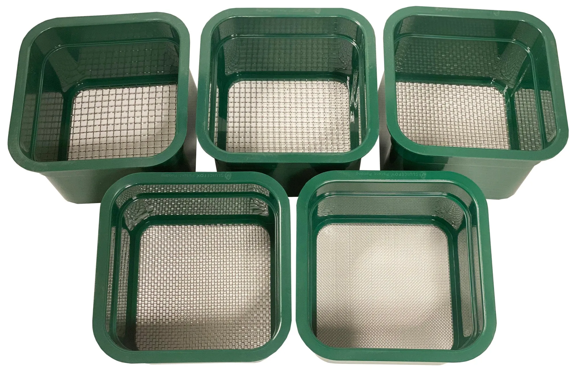 Sluice Fox mini classifier screen gold panning kits, stainless steel screen mesh sifting sieve prospecting and gem sorting; shark tooth sift sifter