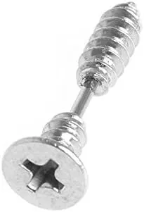 Solid Color Screw Shape Stud Earrings Studs Gift for Women Stainless Steel Screw Shape Studs Minimalist Fine Jewelry