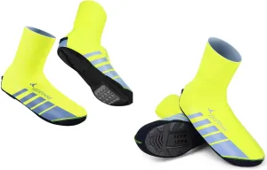 Sportneer Cycling Shoe Covers: Waterproof and Windproof Bike Shoe Cover for Rain - Winter Thermal Warmers Overshoes Bicycle Shoe Cover for Road Bike Mountain Bike, No Zip Closure Design