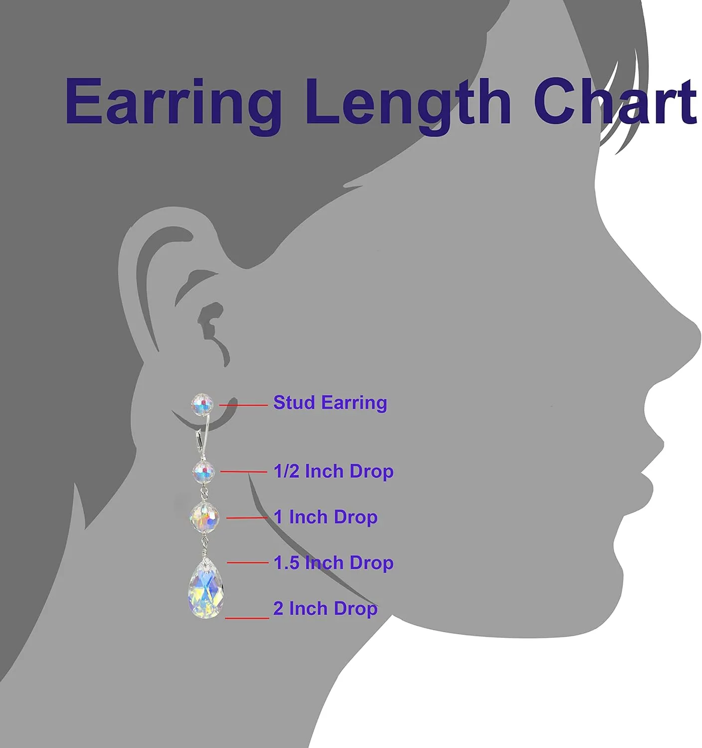 Sterling Silver Hoop Earrings with 8mm Round Semi-Precious Gemstones