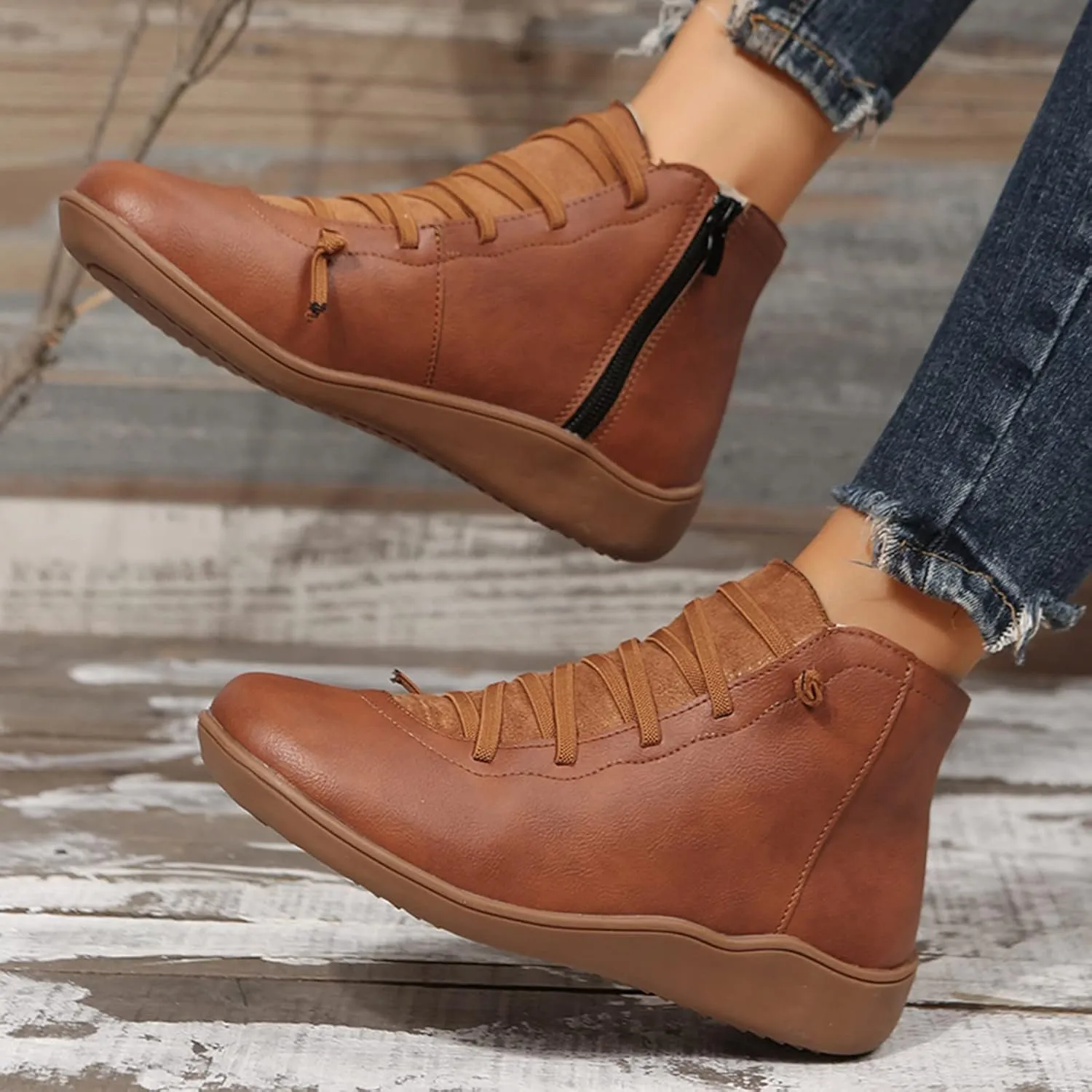 Tan Booties for Women Ladies Boots Heeled Ankle Boots for Women Womens Business Boots for Women Ankle Booties Extra Wide Width Walking Boot for Sprained Ankle Womens Small Left Foot