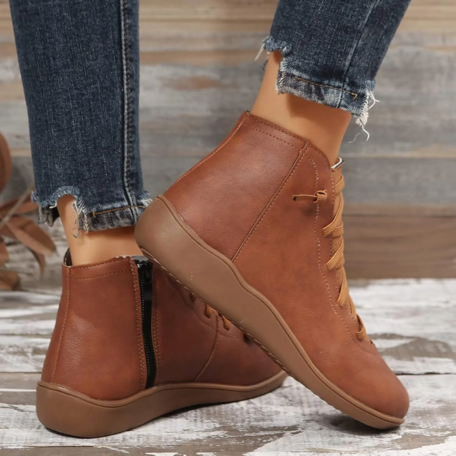 Tan Booties for Women Ladies Boots Heeled Ankle Boots for Women Womens Business Boots for Women Ankle Booties Extra Wide Width Walking Boot for Sprained Ankle Womens Small Left Foot