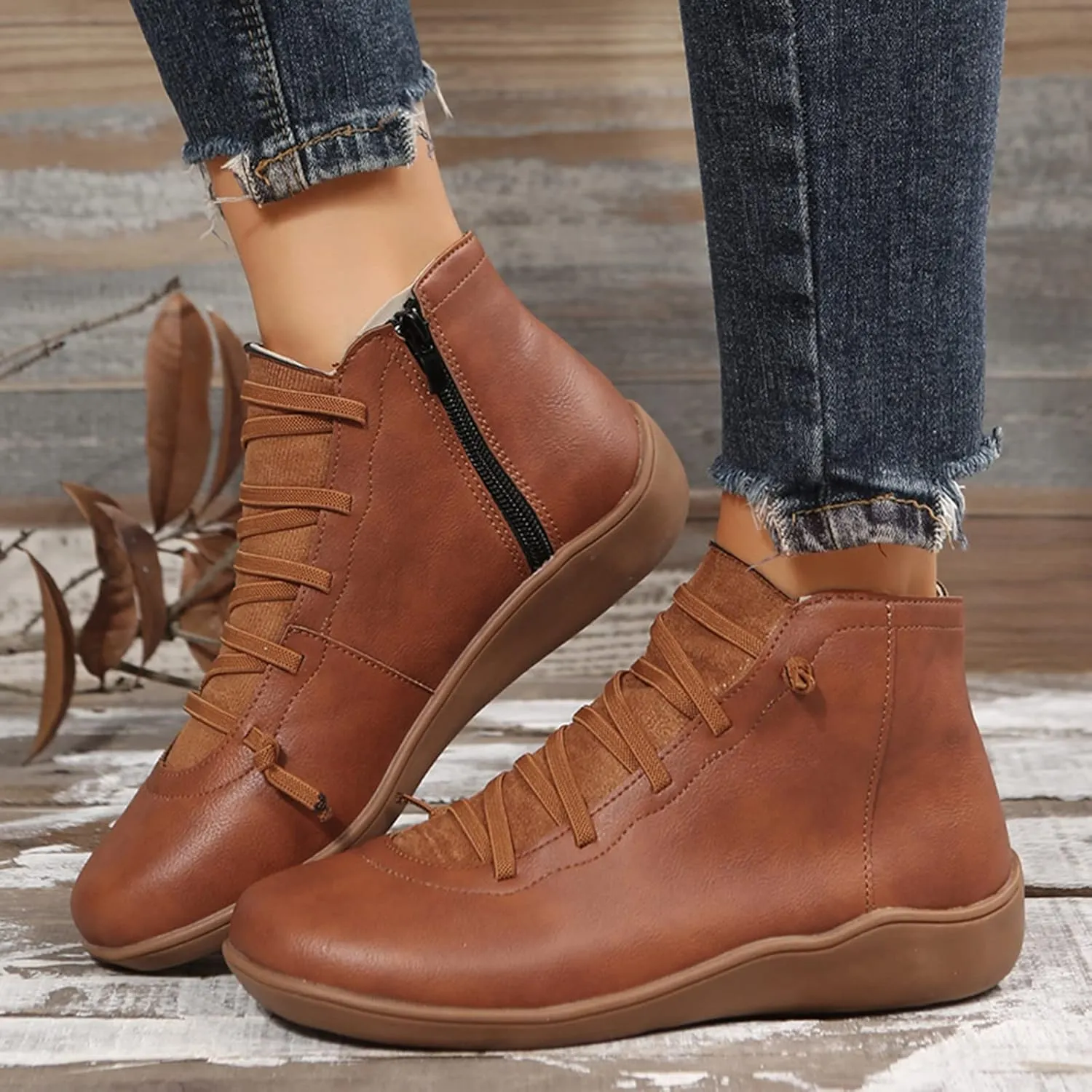 Tan Booties for Women Ladies Boots Heeled Ankle Boots for Women Womens Business Boots for Women Ankle Booties Extra Wide Width Walking Boot for Sprained Ankle Womens Small Left Foot