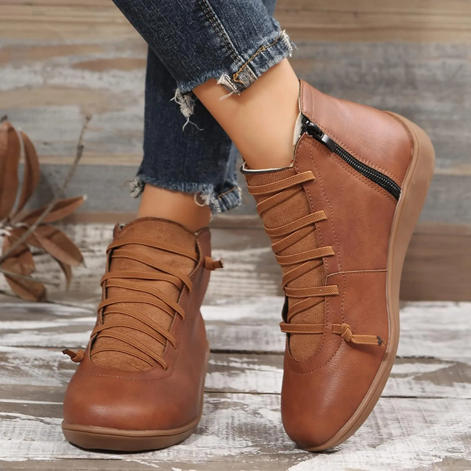Tan Booties for Women Ladies Boots Heeled Ankle Boots for Women Womens Business Boots for Women Ankle Booties Extra Wide Width Walking Boot for Sprained Ankle Womens Small Left Foot