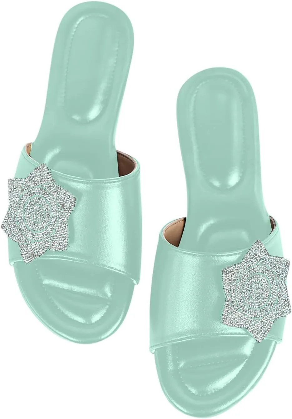 Trendy Shoes for Women 2025 Non-Slip Quick Drying Shower Slides Bathroom Sandal Ultra Thin Lightweight Slippers