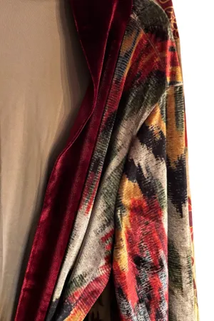 Velvet Blazer - Paisley