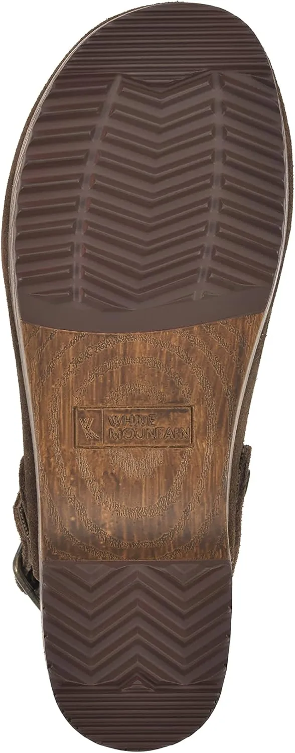 WHITE MOUNTAIN Shoes Being Leather Footbeds Clog