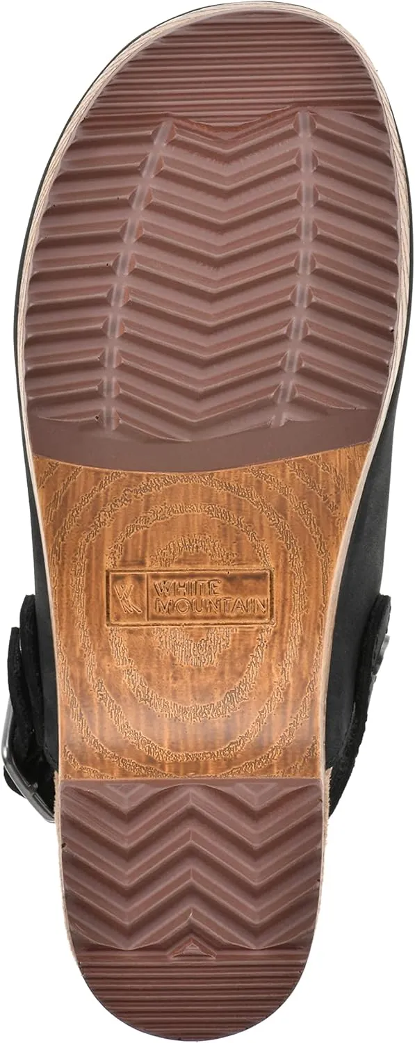 WHITE MOUNTAIN Shoes Being Leather Footbeds Clog