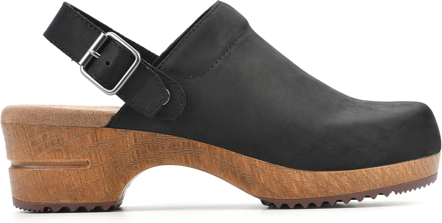 WHITE MOUNTAIN Shoes Being Leather Footbeds Clog