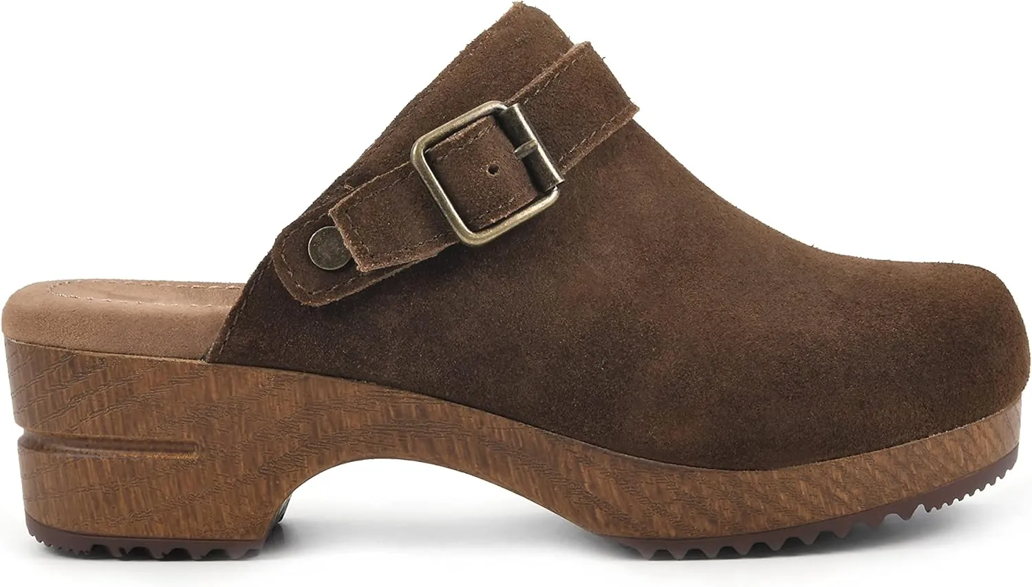 WHITE MOUNTAIN Shoes Being Leather Footbeds Clog