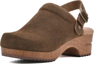 WHITE MOUNTAIN Shoes Being Leather Footbeds Clog