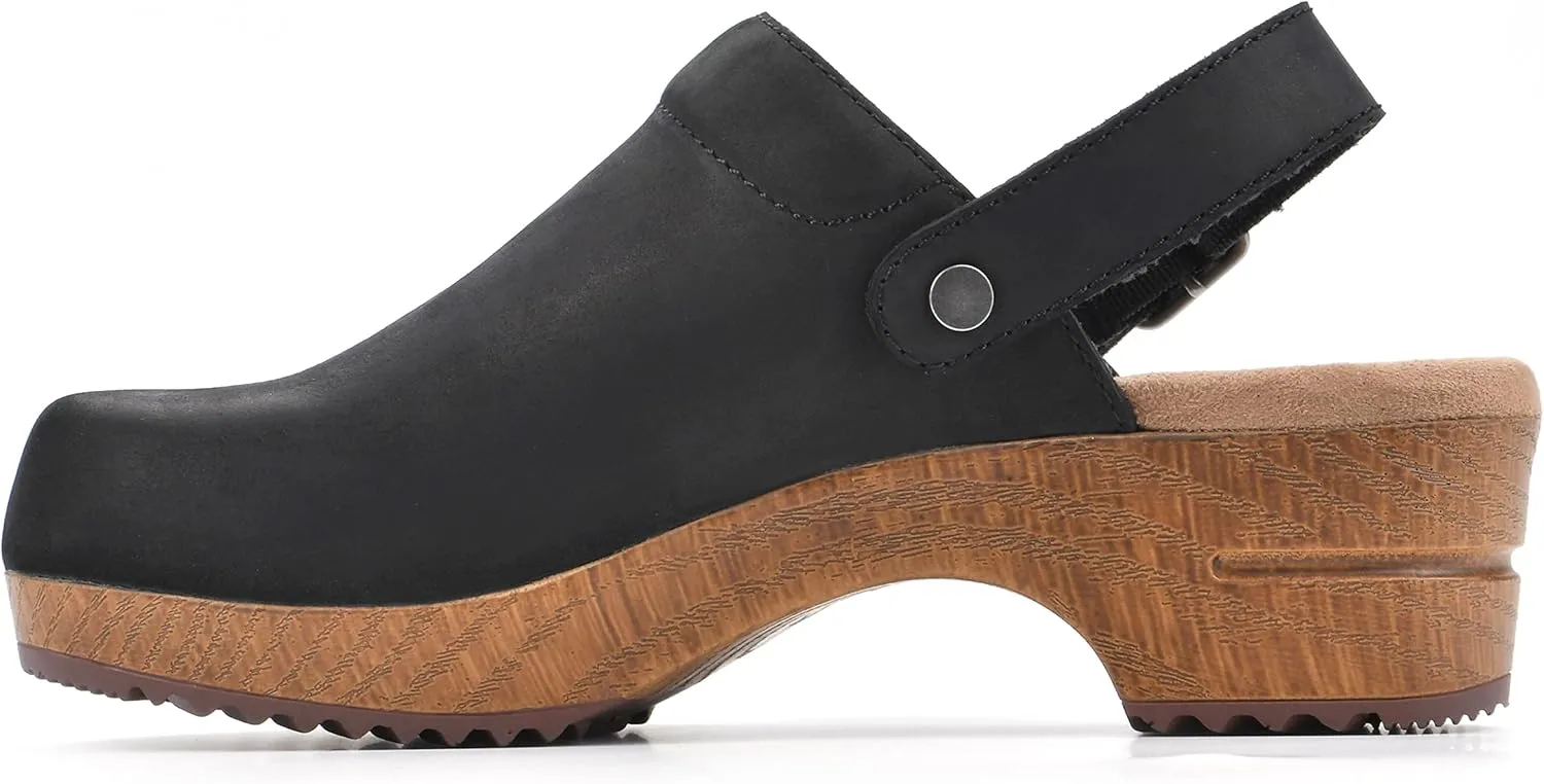 WHITE MOUNTAIN Shoes Being Leather Footbeds Clog