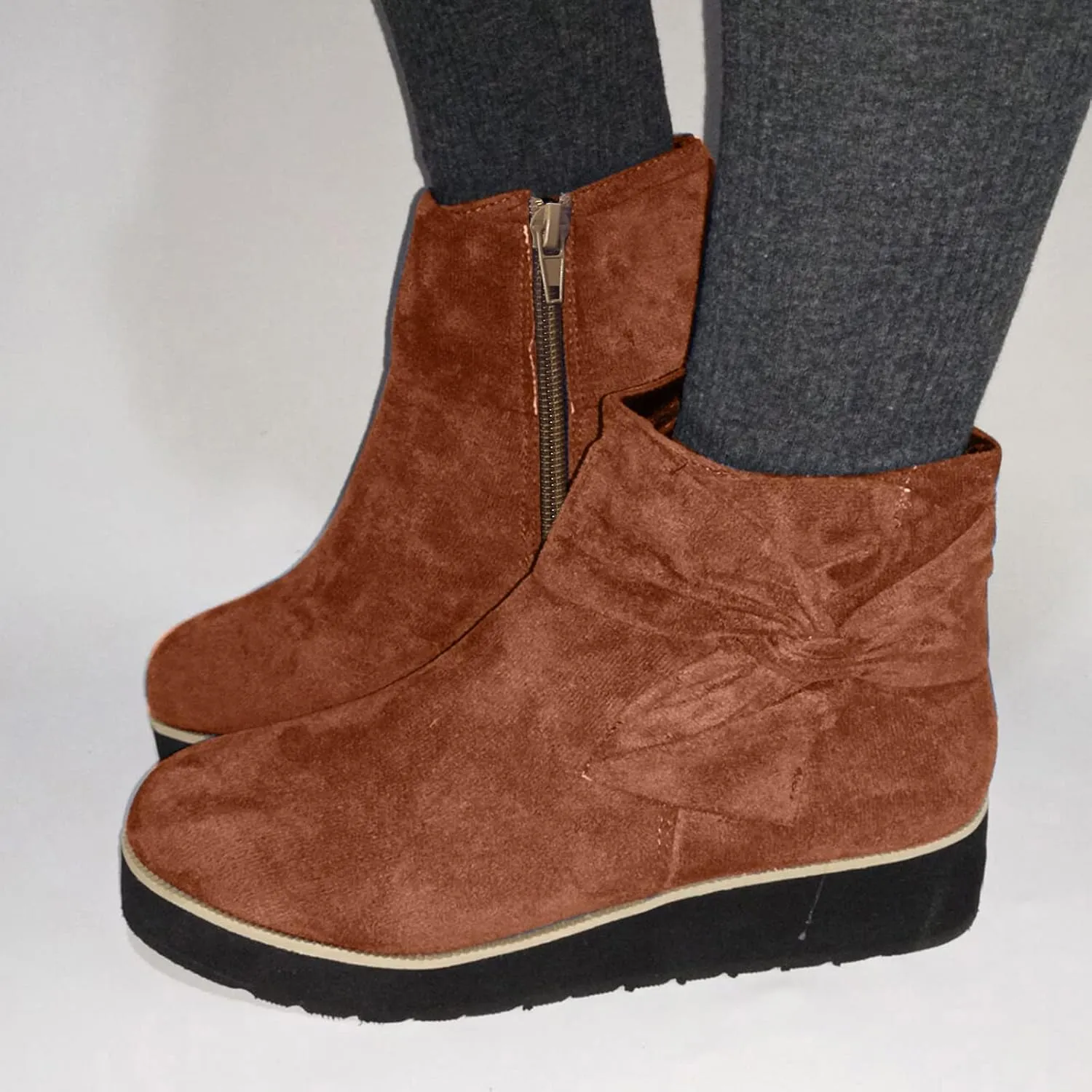 Women's Ankle Boots Black Heeled Boots Non Slip Work Boots Women Chunky Boots for Women 2024 Womens Ankle Boots Flat Low Heel Booties Womens Extra Wide Width Booties