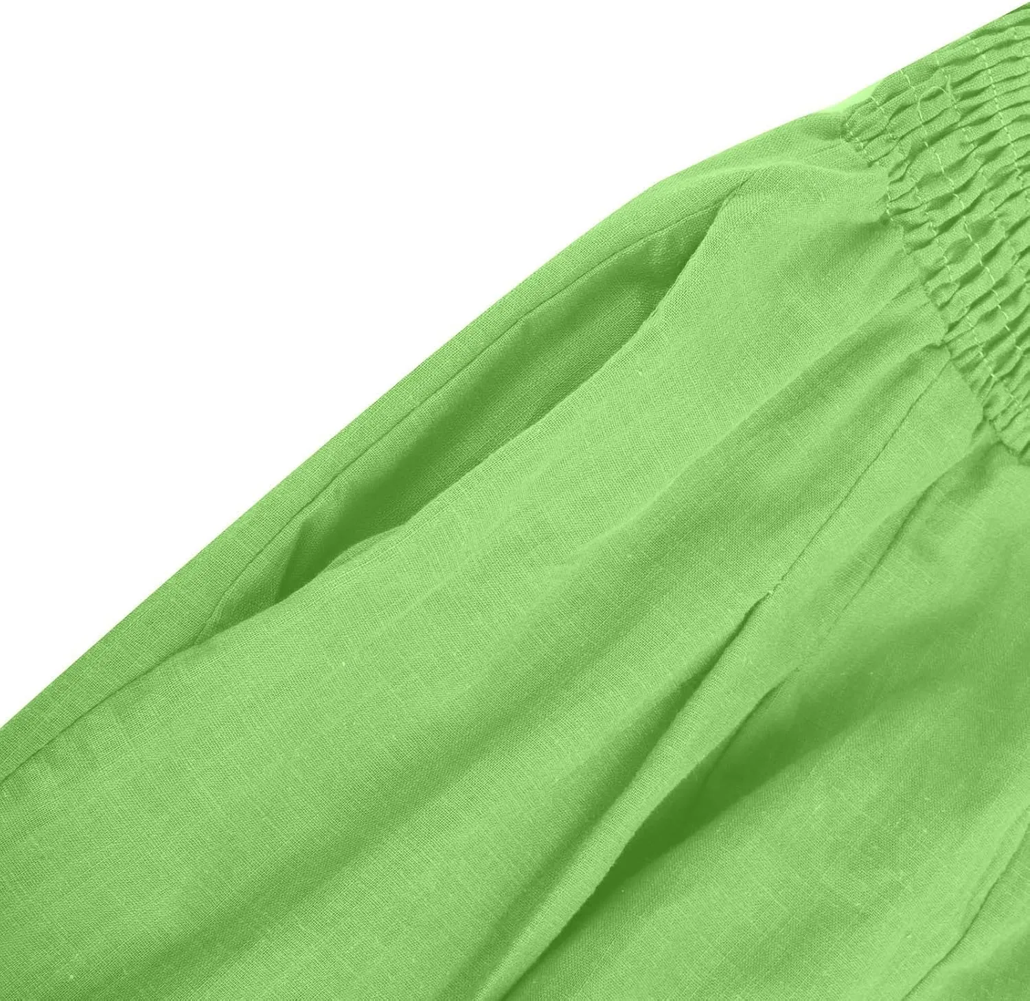 Womens Linen Pants Wide Leg Casual High Waist Solid Color Sports Pants Cotton Linen Summer Trousers with Pockets