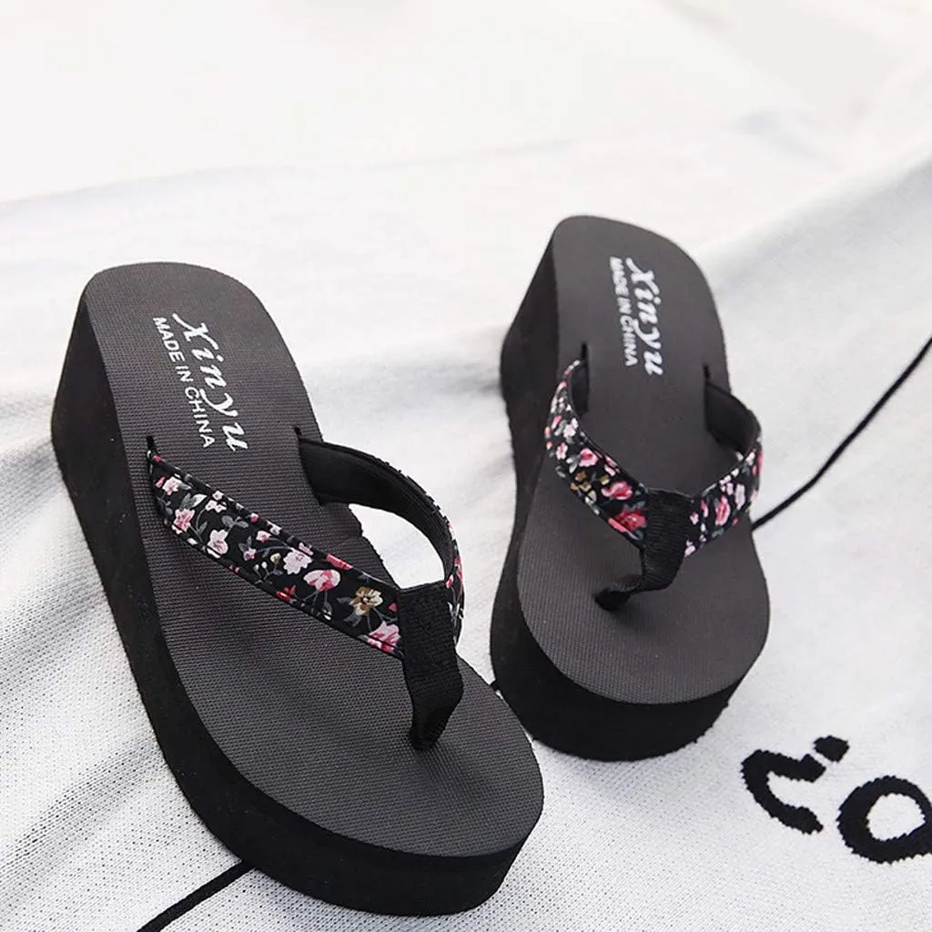 Womens Slippers Fashion Summer Flip Flops Casual Rhinestone Bow Sandals Soft Sole Dressy Sandals