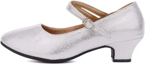 YKXLM Women Closed Toe Dancing Shoes Latin Professional Ballroom Character Tango Practice Dance Shoes,DYSDXMD